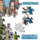Fragmented Street Jigsaw Puzzle 1000 Pieces