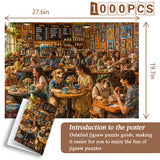 Pup Cafe Jigsaw Puzzle 1000 Pieces