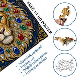 Gilded Lion Crest Jigsaw Puzzle 1000 Pieces