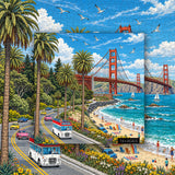 Golden Gate Coast Jigsaw Puzzle 1000 Pieces