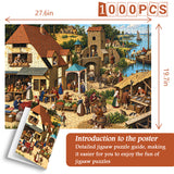 Old Riverside Market Jigsaw Puzzle 1000 Pieces