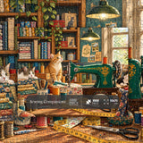 Sewing Companions Jigsaw Puzzle 1000 Pieces