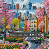 Blossom Street Jigsaw Puzzle 1000 Pieces