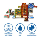 Book Market Lane Jigsaw Puzzle 1000 Pieces