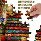 Colorful Cloth and Cat Jigsaw Puzzle 1000 Pieces