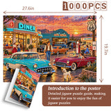 Route 66 Golden Hour Jigsaw Puzzle 1000 Pieces