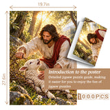 Jesus Frees the Lamb Jigsaw Puzzle 1000 Pieces