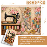 Vintage Sewing Room Jigsaw Puzzle 1000 Pieces