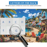 Colorful Coastal Town Jigsaw Puzzle 1000 Pieces