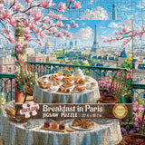 Breakfast in Paris Jigsaw Puzzle 1000 Pieces