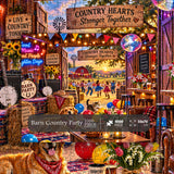 Barn Country Party Jigsaw Puzzle 1000 Pieces