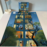 Nightlife In The Building Jigsaw Puzzle 1000 Pieces