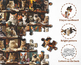 Coffee Cat Jigsaw Puzzle 1000 Pieces