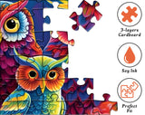 Bboldin® Colorful OwlsIn The Garden Jigsaw Puzzle 1000 Pieces