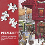 Bboldin® Charles Wysocki Christmas Art Jigsaw Puzzle 1000 Pieces