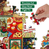 Bboldin® Christmas Vintage Poster Jigsaw Puzzle 1000 Pieces