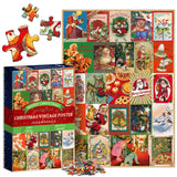 Bboldin® Christmas Vintage Poster Jigsaw Puzzle 1000 Pieces