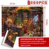Bboldin® Colorful Christmas Jigsaw Puzzle 1000 Pieces