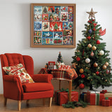 Christmas stamps Advent Calendar Jigsaw Puzzle  1000 Pieces