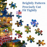 Lakeside Fireworks Night Jigsaw Puzzle 1000 Pieces