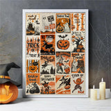 Halloween Vintage Poster Jigsaw Puzzle 1000 Pieces