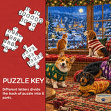 Christmas Sweater Paws Jigsaw Puzzle 1000 Pieces