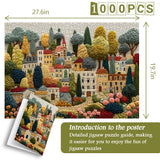 Embroidery Village Jigsaw Puzzle 1000 Pieces