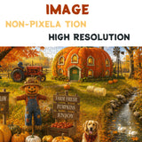 Pumpkin Patch Jigsaw Puzzle 1000 Pieces