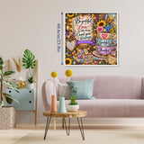 Grateful Floral Cup Jigsaw Puzzle 1000 Pieces
