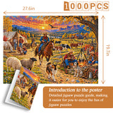 Cowboy Country Jigsaw Puzzle 1000 Pieces