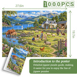 Pastoral Farm Life Jigsaw Puzzle 1000 Pieces