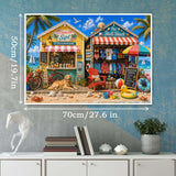 Tropical Beach Shack Jigsaw Puzzle 1000 Pieces