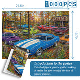 Autumn Muscle Cars Jigsaw Puzzle 1000 Pieces