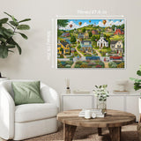 Happy Village Jigsaw Puzzle 1000 Pieces