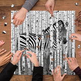 Zebra Forest Jigsaw Puzzles 1000 Pieces