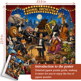 Animal Orchestra Jigsaw Puzzle 1000 Pieces