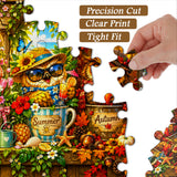 Four Seasons Owl Jigsaw Puzzle 1000 Pieces