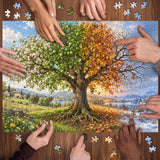 Seasons of an Apple Tree Jigsaw Puzzle 1000 Pieces