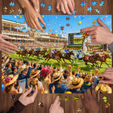 Horse Racing Extravaganza Jigsaw Puzzle 1000 Pieces