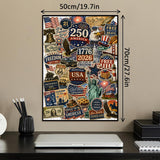 USA Vintage Stickers Jigsaw Puzzle 1000 Pieces