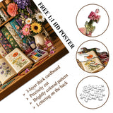 Floral Painting Desk Jigsaw Puzzle 1000 Pieces