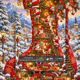 Christmas Stocking Workshop Jigsaw Puzzle 1000 Pieces