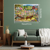 Quilt Farm Days Jigsaw Puzzle 1000 Pieces