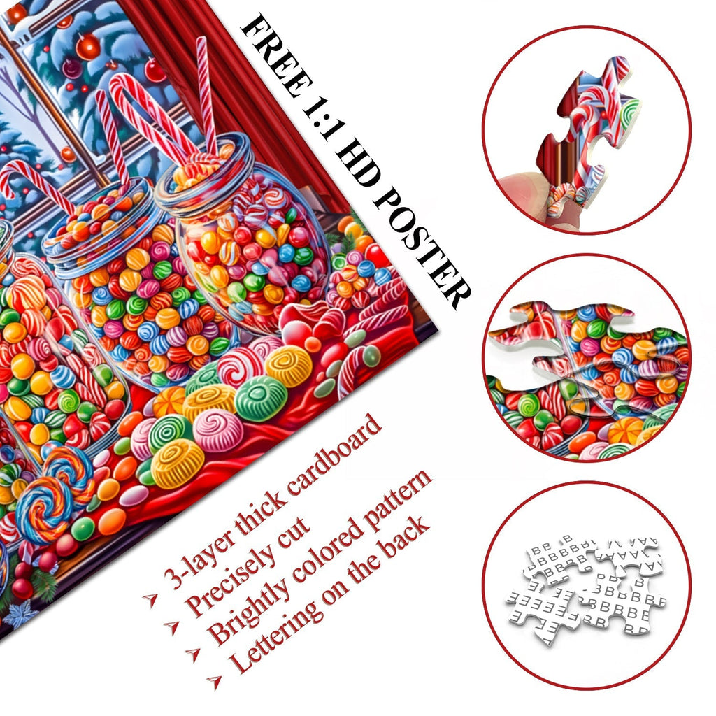 Candy Jar Jigsaw Puzzles 1000 Pieces bboldin