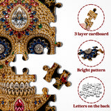 Gemstone Skull Jigsaw Puzzle 1000 Pieces
