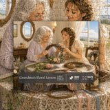 Grandma' s Floral Lesson Jigsaw Puzzle 1000 Pieces