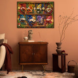 Gnome Book Nook Jigsaw Puzzle 1000 Pieces
