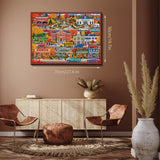 Autumn Town Life Jigsaw Puzzle 1000 Pieces