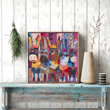 Fabric Donkey Jigsaw Puzzle 1000 Pieces