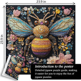 Biene unter Blüten Puzzle 1000 Teile